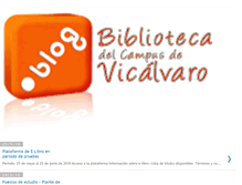 Tablet Screenshot of bibliotecavicalvaro.blogspot.com