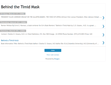 Tablet Screenshot of behindthetimidmask.blogspot.com