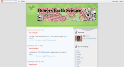 Desktop Screenshot of honorsearthscience.blogspot.com