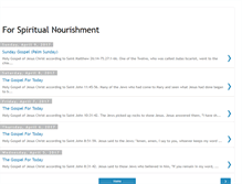 Tablet Screenshot of forspiritualnourishment.blogspot.com