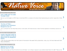 Tablet Screenshot of nativevoicebdn.blogspot.com