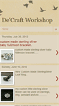 Mobile Screenshot of decraftworkshop.blogspot.com