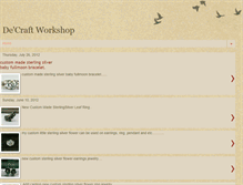 Tablet Screenshot of decraftworkshop.blogspot.com