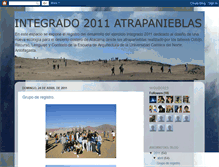 Tablet Screenshot of integradoatrapanieblas2011.blogspot.com