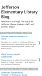 Mobile Screenshot of jeffersonelmlibrary.blogspot.com