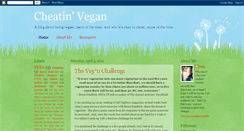 Desktop Screenshot of cheatingvegan.blogspot.com