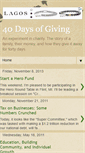 Mobile Screenshot of 40daysofgiving.blogspot.com