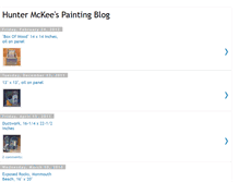 Tablet Screenshot of huntermckeepainting.blogspot.com