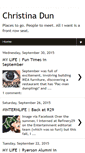 Mobile Screenshot of christinadun.blogspot.com