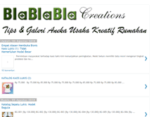 Tablet Screenshot of blablablacreations.blogspot.com