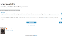 Tablet Screenshot of imaginando25.blogspot.com