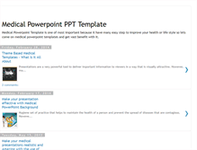 Tablet Screenshot of medical-powerpointtemplates.blogspot.com