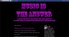 Desktop Screenshot of answermusic.blogspot.com