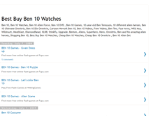 Tablet Screenshot of ben10-watches.blogspot.com