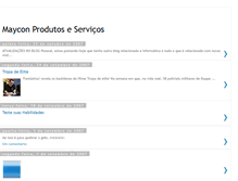 Tablet Screenshot of mayconprodutoseservicos.blogspot.com