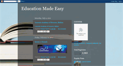 Desktop Screenshot of edumadeeasy.blogspot.com