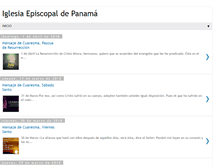 Tablet Screenshot of episcopaldepanama.blogspot.com