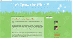 Desktop Screenshot of lifeafteruptown.blogspot.com