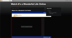 Desktop Screenshot of itsawonderfullifefullmovie.blogspot.com