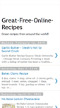 Mobile Screenshot of great-free-online-recipes.blogspot.com