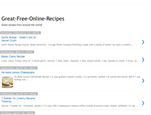 Tablet Screenshot of great-free-online-recipes.blogspot.com