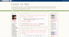 Desktop Screenshot of linvsmac.blogspot.com