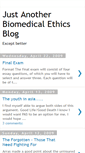 Mobile Screenshot of justanotherbiomedicalethicsblog.blogspot.com