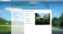 Desktop Screenshot of herefordelencuentro.blogspot.com