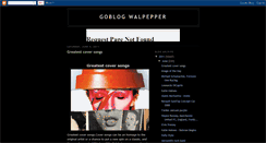 Desktop Screenshot of goblogwalpepper.blogspot.com