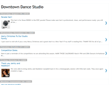 Tablet Screenshot of downtowndance.blogspot.com