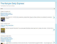 Tablet Screenshot of kenyanexpress.blogspot.com