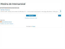 Tablet Screenshot of historiadointernacional.blogspot.com