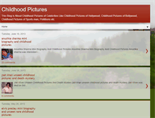 Tablet Screenshot of childhood-images.blogspot.com