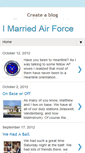 Mobile Screenshot of imarriedairforce.blogspot.com