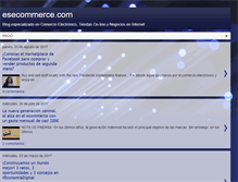 Tablet Screenshot of blog-e-commerce.blogspot.com