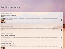 Tablet Screenshot of nessacery.blogspot.com