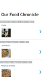 Mobile Screenshot of myfoodchronicle.blogspot.com