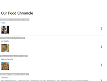 Tablet Screenshot of myfoodchronicle.blogspot.com