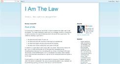 Desktop Screenshot of iamthelaw1.blogspot.com
