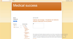 Desktop Screenshot of medicalsuccessstory.blogspot.com