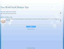 Tablet Screenshot of moneycontrolfree.blogspot.com