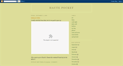 Desktop Screenshot of hautepocket.blogspot.com