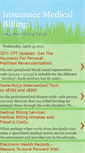 Mobile Screenshot of insurancemedicalbilling1.blogspot.com