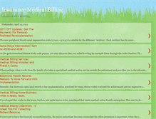 Tablet Screenshot of insurancemedicalbilling1.blogspot.com