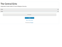 Tablet Screenshot of centralecho.blogspot.com