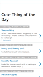 Mobile Screenshot of cutethingoftheday.blogspot.com