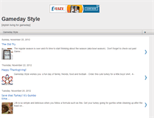 Tablet Screenshot of gamedaystyle.blogspot.com