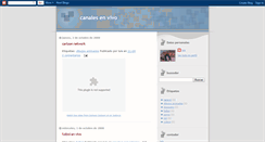 Desktop Screenshot of canalesenvivo.blogspot.com