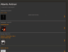 Tablet Screenshot of albertoantinori.blogspot.com
