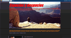 Desktop Screenshot of espaciosydespacios.blogspot.com